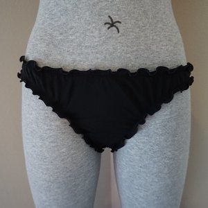 Victoria's Secret Blacked Ruched/Ruffled Swim